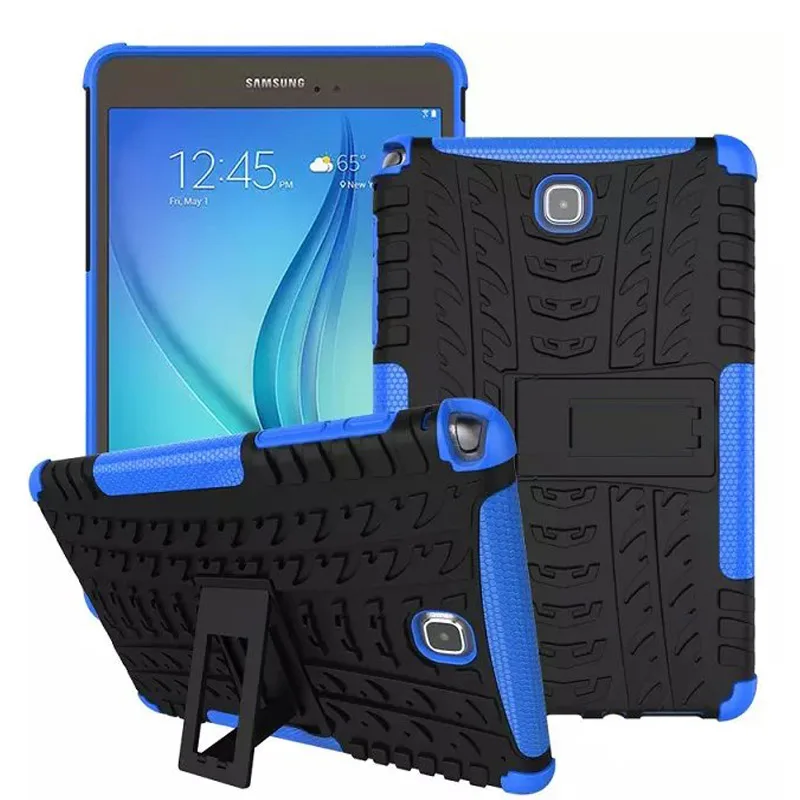 

Hybrid Armor Kickstand Hard TPU+PC Back Case For Samsung Galaxy Tab A 8.0 SM T350 T355 P350 P355 8.0 inch Tablet case +film+pen