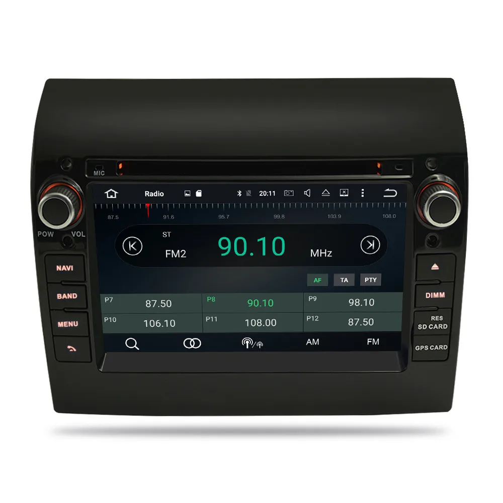 " Android 9,1/9,0 автомобильный DVD радио плеер gps навигация Мультимедиа Стерео для Fiat Ducato 2008- Citroen Jumper peugeot Boxer