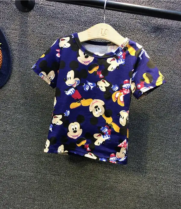 T-shirt Комплект одежды для маленьких мальчиков, летняя одежда для младенцев Одежда для маленьких мальчиков хлопковая футболка с короткими рукавами+ шорты комплект одежды из 2 предметов для маленьких мальчиков возрастом от 2 до 6 лет - Цвет: T-shirt