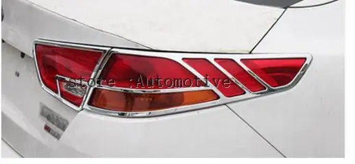Накладка на задний светильник рь хромированная 4 шт. комплект для kia K5 optima 2014 2015 г. 2