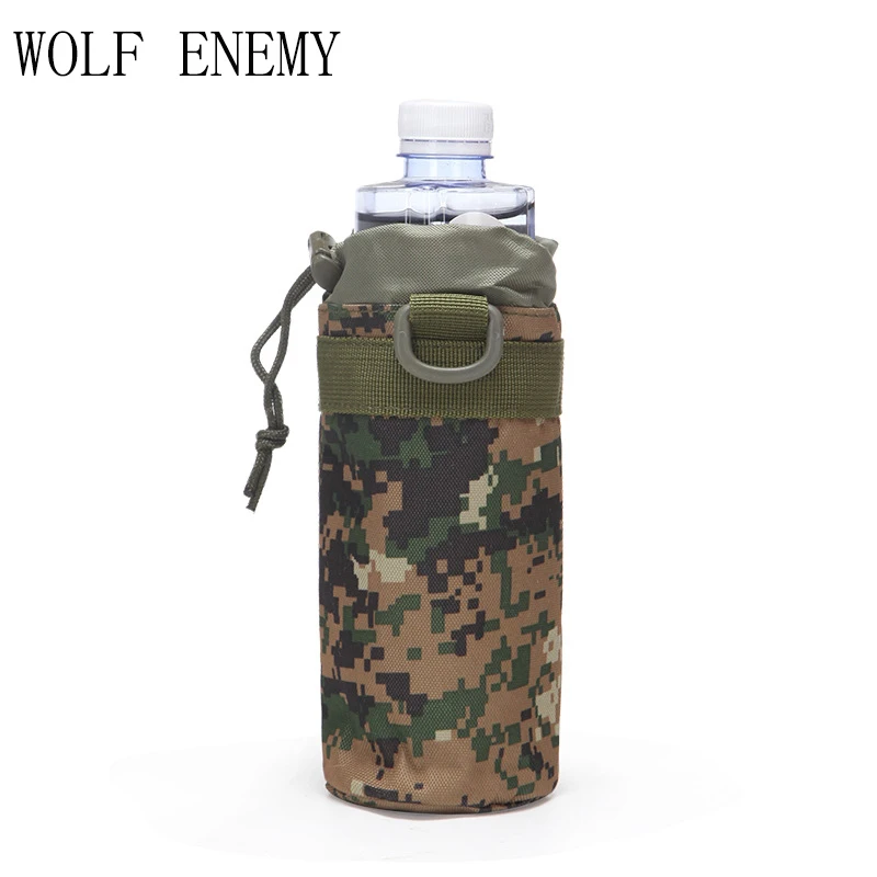 Тактическая Военная система Molle сумка для бутылки воды спорта на открытом