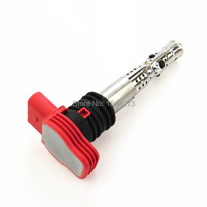 Комплект из 4 катушек зажигания красного цвета с OEM коробкой для AUDI A4 1 8 T Turbo 2001 2005