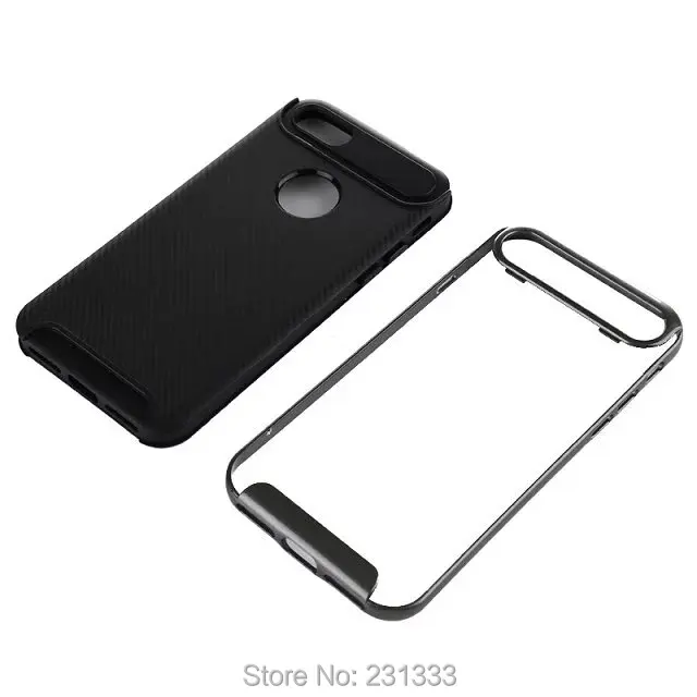 Гибридный чехол из углеродного волокна и ТПУ для Iphone 7 I7 7PLUS 6 6S Plus 5 Samsung Galaxy S8 S7 EDGE