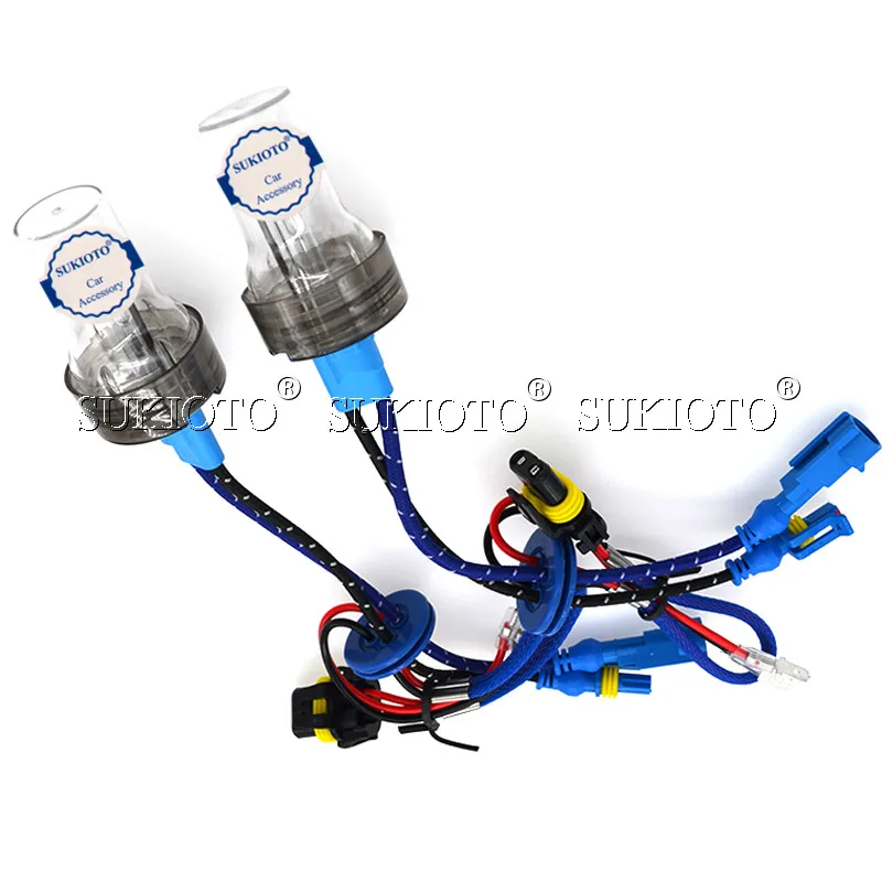 Комплект ксеноновых фар SUKIOTO Canbus Xenon H4 bixenon HID комплект D2H H7 H11 H8 HB3 ксеноновые лампы
