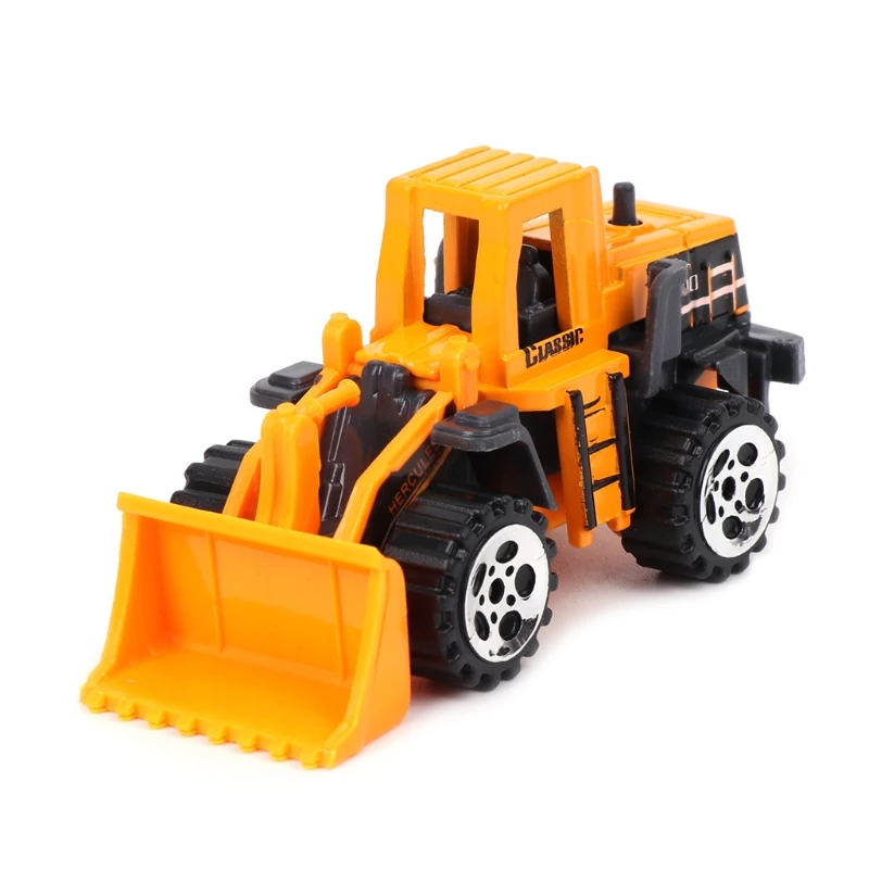 6 шт. мини-строительные машины литой под давлением сплав строительный автомобиль