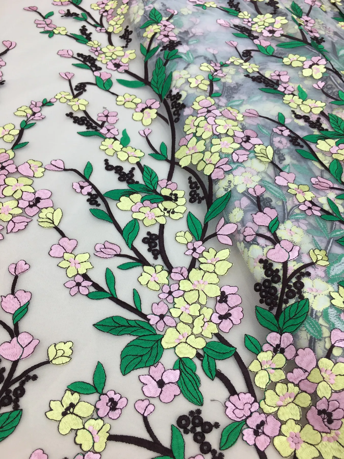 New Fashion Style Embroidery Floral Lace Fabric High-Grade Wedding Dress Bridal by The Yard | Дом и сад
