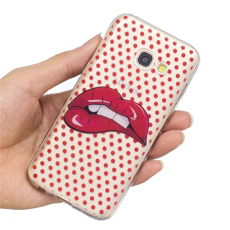Lemonlan для Samsung A520 чехол Мода Фламинго Ясно Мягкие TPU кремния назад телефона Galaxy A3 A5