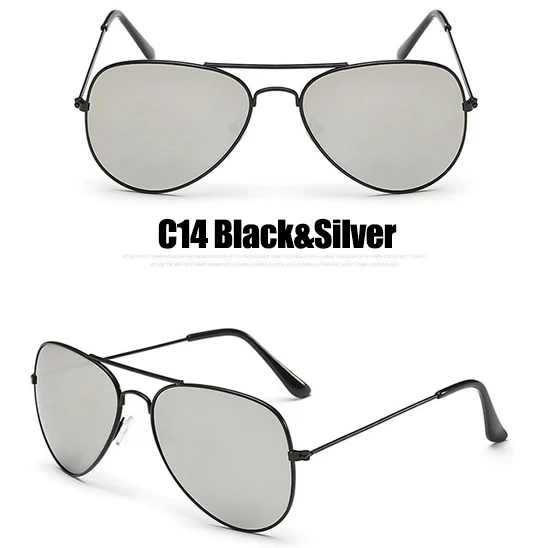 C14 Black Silver LeonLion солнцезащитные очки «авиаторы» Для женщин/Для мужчин Брендовая Дизайнерская обувь роскошные солнцезащитные очки Для женщин Винтаж на открытом воздухе Oculos De Sol - Lenses Color: C14 Black Silver
