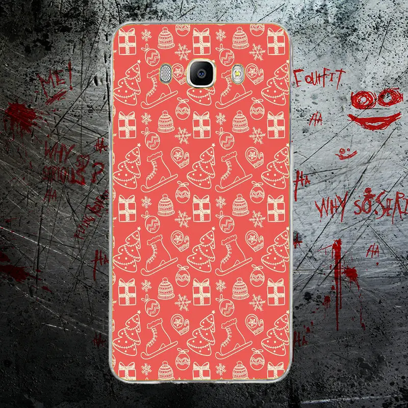 Picture 5 Merry Chrismas Happy год для Samsung Galaxy J1 J2 J3 J5 J7 A3 A5 A7 Чехол мягкий, ТПУ Силиконовые чехлы Сумки - Цвет: Picture 5
