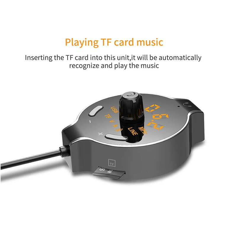 Nulaxy Беспроводной FM передатчик Bluetooth Car Kit Автомобильный MP3-плеер с ЖК-дисплей