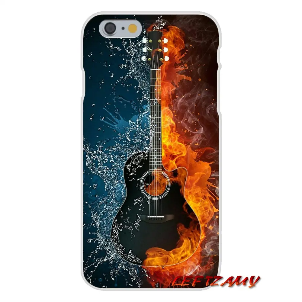 Силиконовый чехол для Xiaomi Mi6 Mi 6 A1 Max Mix 2 5X 6X Redmi Note 5 5A 4X 4A 4 3 Plus Pro music key and notes burning guitar |