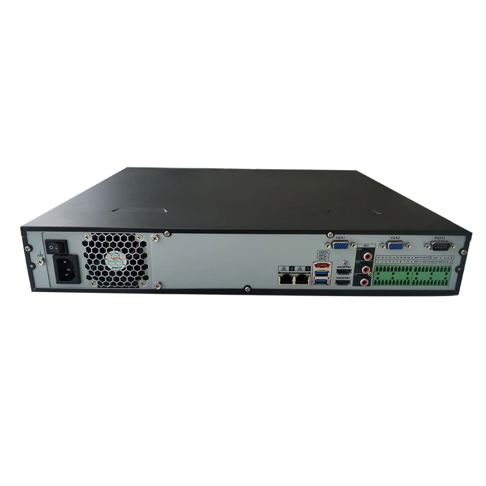 Günstig Dahua 4K & H.265 NVR NVR5416-4KS2 NVR5432-4KS2 Video Recorder 16CH 32CH Max 320Mbps Tripwire,intrusion, Wärme Karte, Gesicht Erkennung