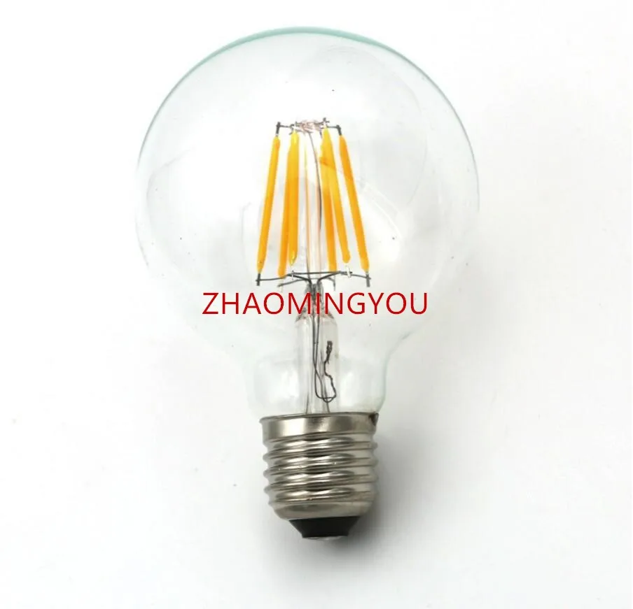 Винтажная светодиодная лампочка эдисона YOU LED E27 G80 4 Вт 6 8 ac110в 220 В диммер luminaria