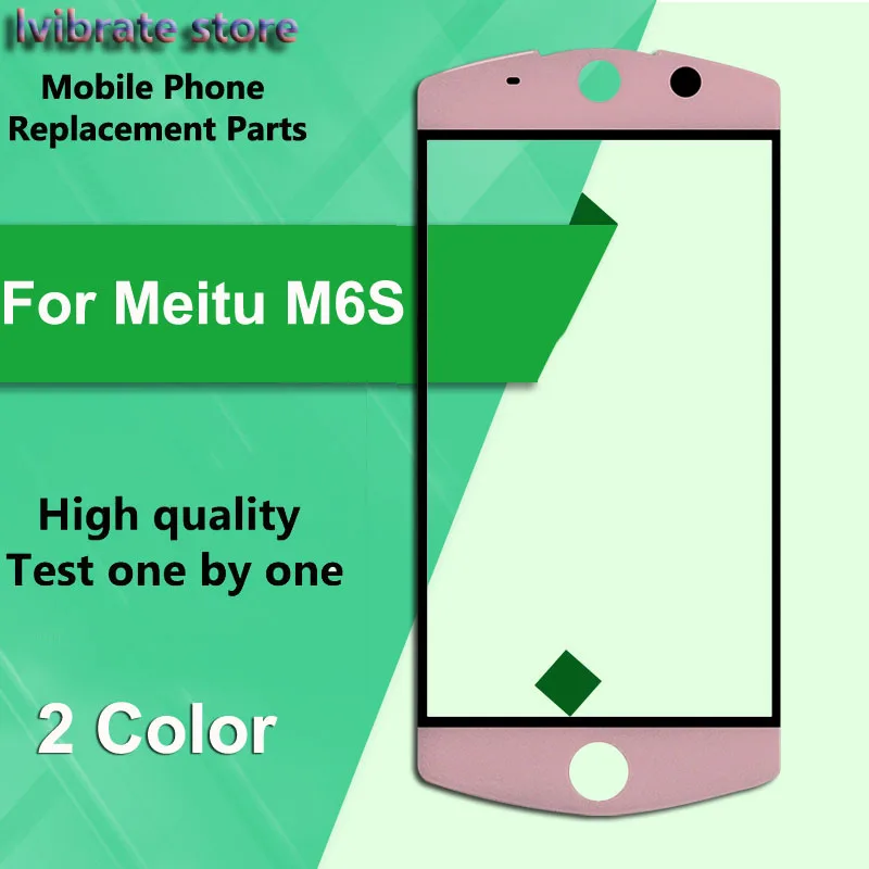 

Для Meitu M6S передняя внешняя стеклянная линза сенсорная панель Замена экрана для Meitu M6 S MP1512 MeituM6S LCD Сенсорное стекло дигитайзер