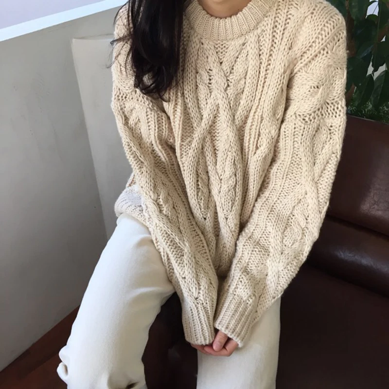 Женские Повседневные свитера, японский Kawaii Ulzzang, шикарный пуловер, крученый свитер, женский корейский Harajuku, милая одежда для женщин