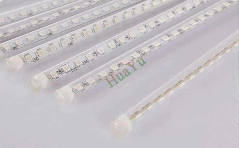 8 трубок/набор 80 см SMD 220 В светодиодный Рождественский светильник для снега