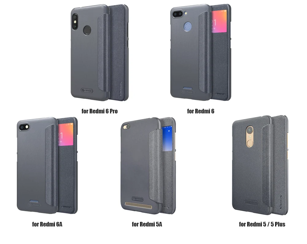 Для Xiaomi Redmi 7 6 Pro 6A 5A чехол NILLKIN роскошный Флип кожаный чехол s задняя крышка для Xiaomi Redmi 7 6 5 Plus чехол для телефона