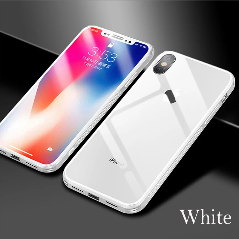 Restore true color Apple xs Max tempered glass case for iPhone 6S / 7/8 plus XR drop-proof transparent phone | Мобильные телефоны и