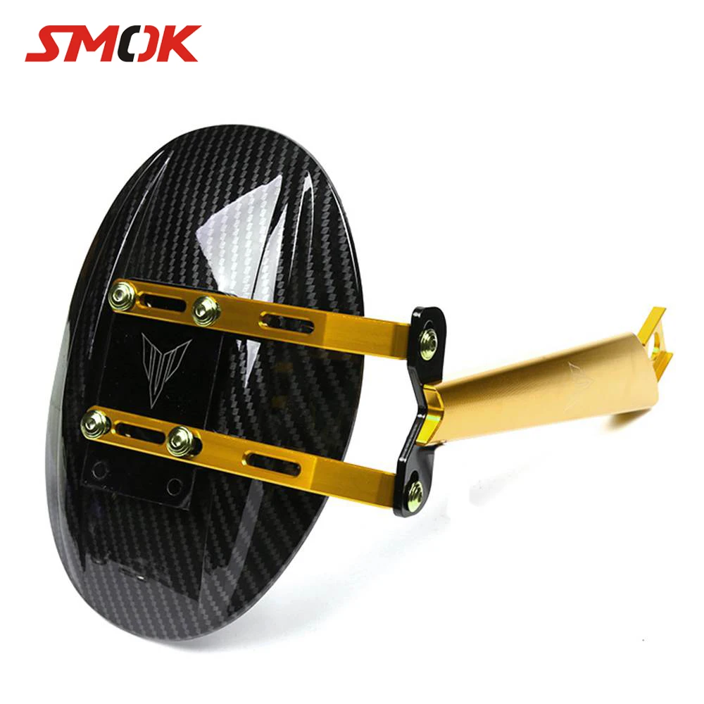 SMOK для Yamaha MT 09 MT09 FZ09 FZ 2014 2017 мотоцикла CNC алюминиевого сплава углеродного волокна