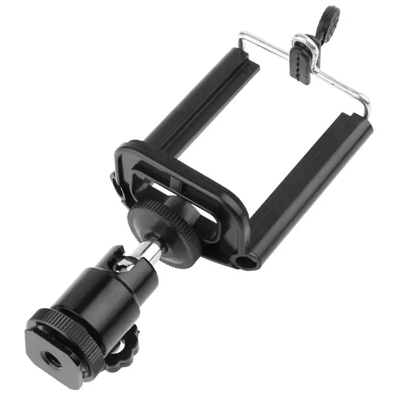 Металлическая универсальная шаровая Головка Hot Shoe Pan Tilt + держатель для телефона с