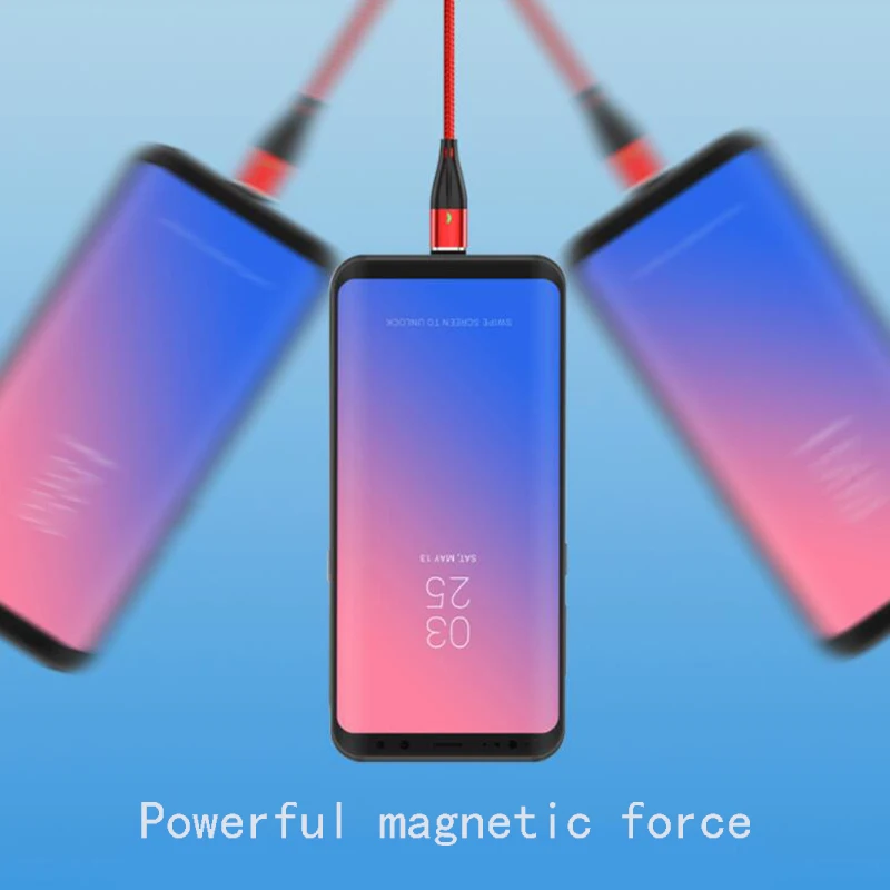 Магнитный кабель Micro usb Type C адаптер для быстрой зарядки телефона Type-C магнитное
