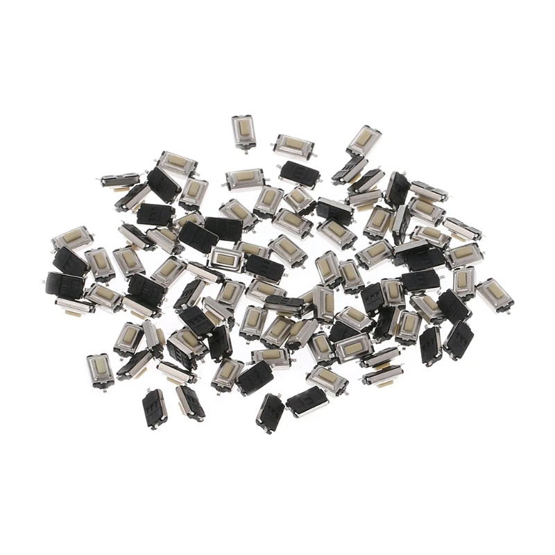 100 шт. 3x6x2 5 мм Мгновенный Такт SMD SMT кнопочный микро переключатель 2 Pin|Выключатели| |