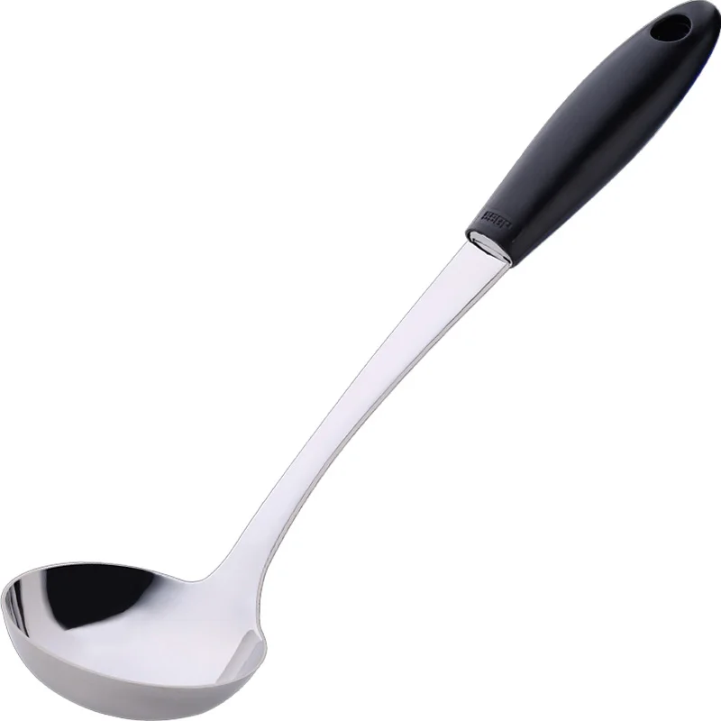 SSGP ГЕРМАНИЯ 304 нержавеющая сталь столовая ложка Черный Лисий суп утолщенная