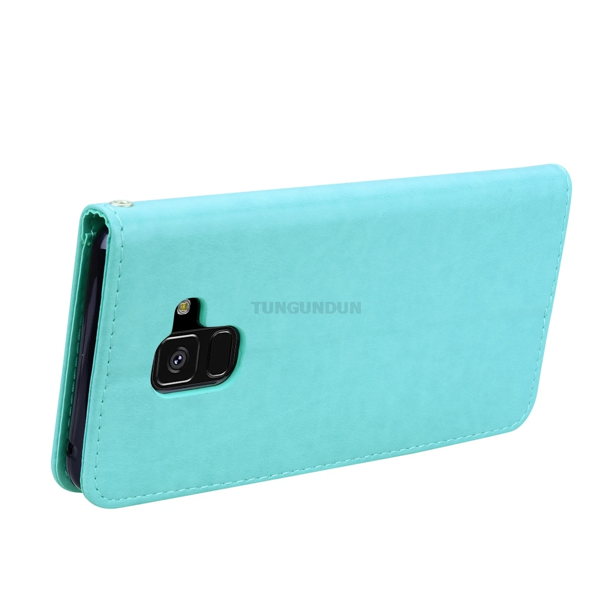 For Samsung Galaxy A8 Plus 2018 6 inch Case Luxury Leather Flip Wallet Back Standart Stand Cover | Мобильные телефоны и