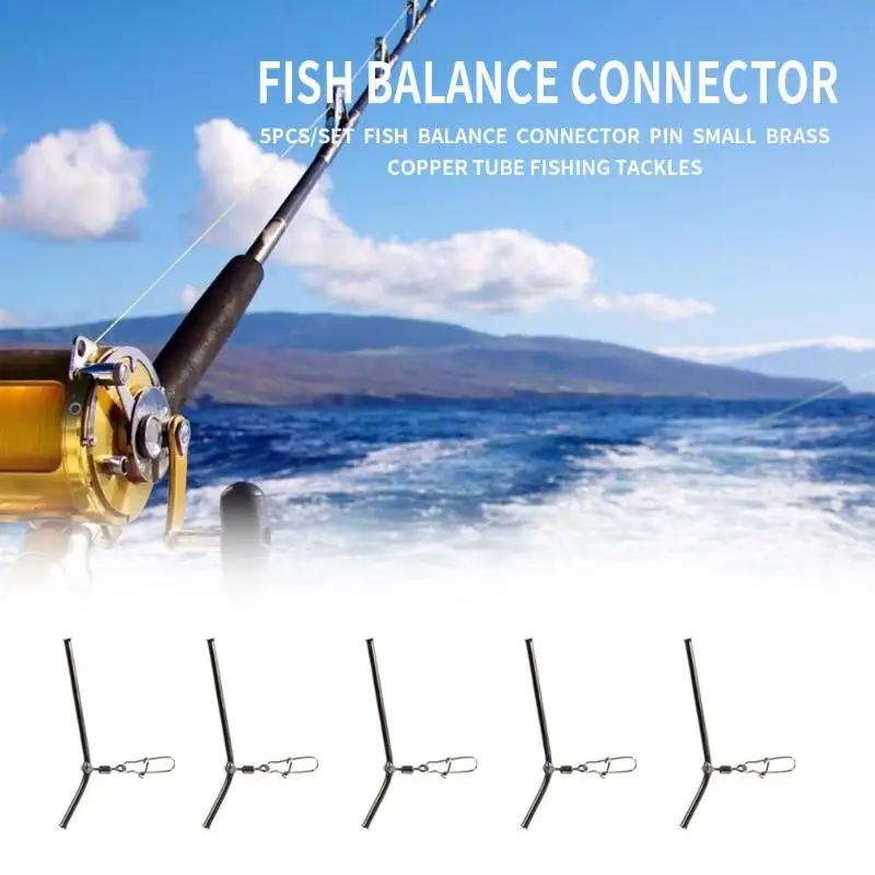 5 шт./компл. баланса рыб контактный разъем маленький латунная медная труба для