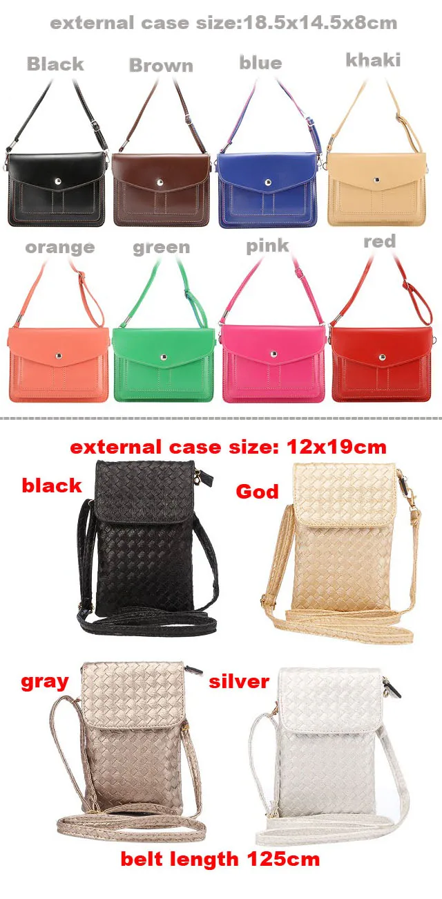 Плечевой ремень леди хозяйственная сумка молния искусственный кожаный чехол для