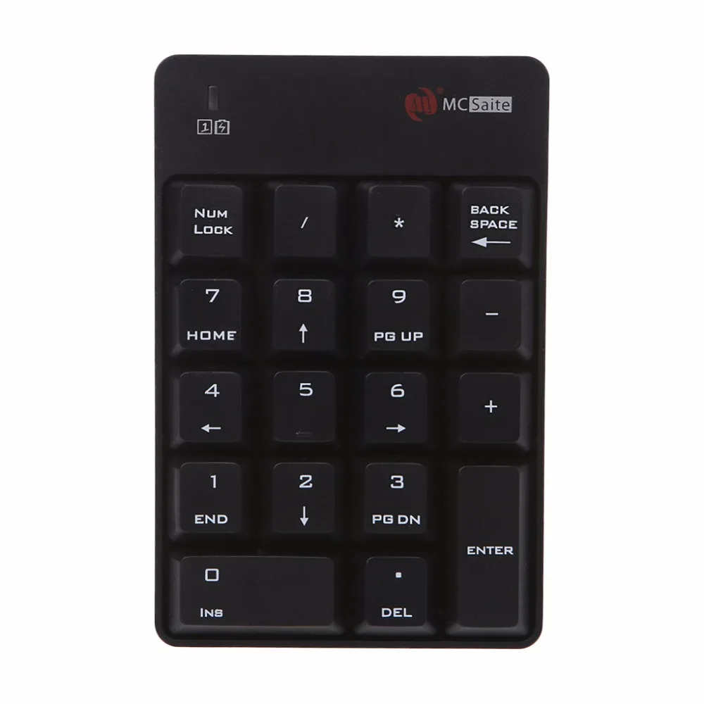 2018 2 4 ГГц Беспроводной Цифровая клавиатура USB Numpad номер 18 ключи Pad для ПК рабочего