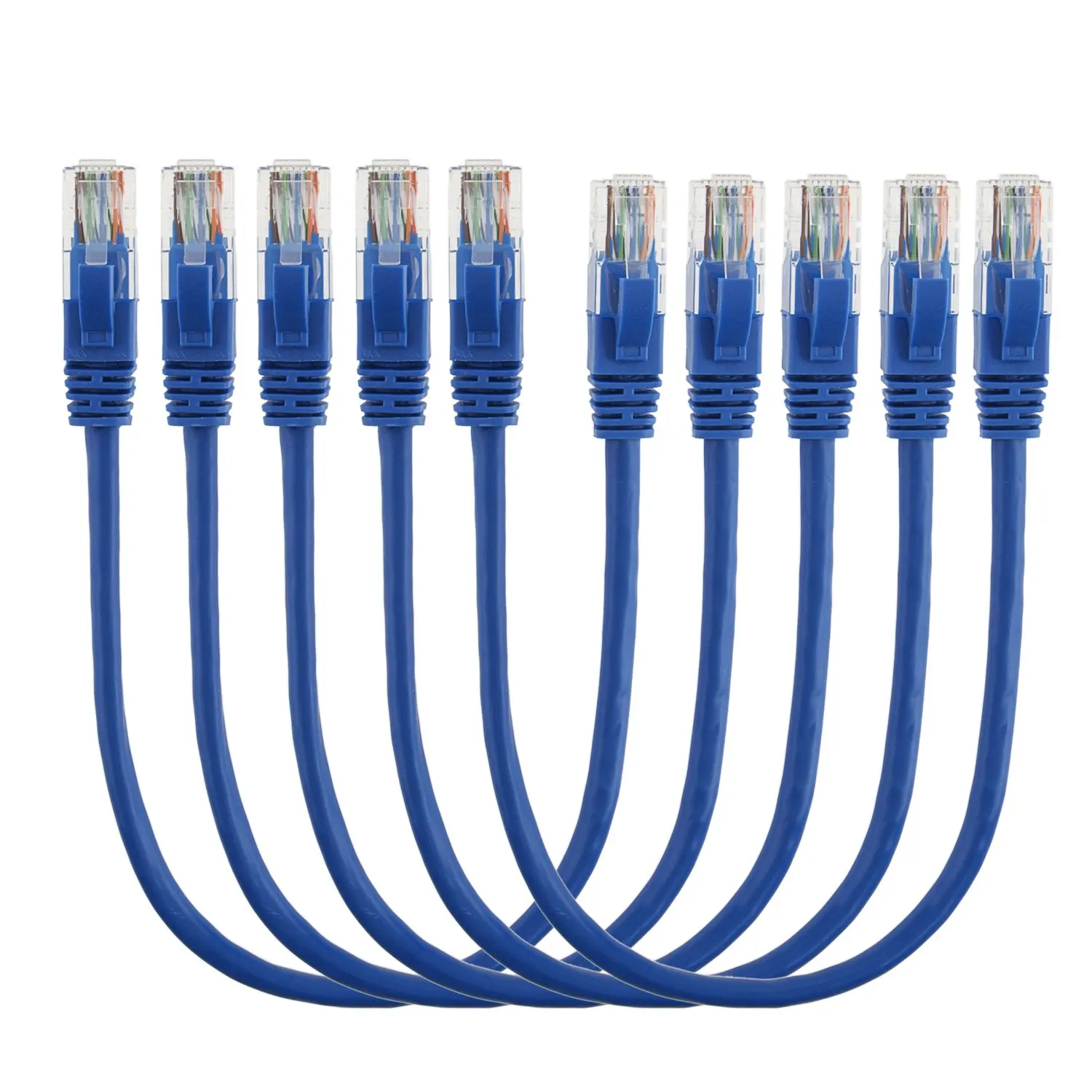 Ethernet-кабель CAT6 CableCreation [5-Pack] UTP 1 гигабитный 250 МГц Ethernet-патч-кабель совместимый с