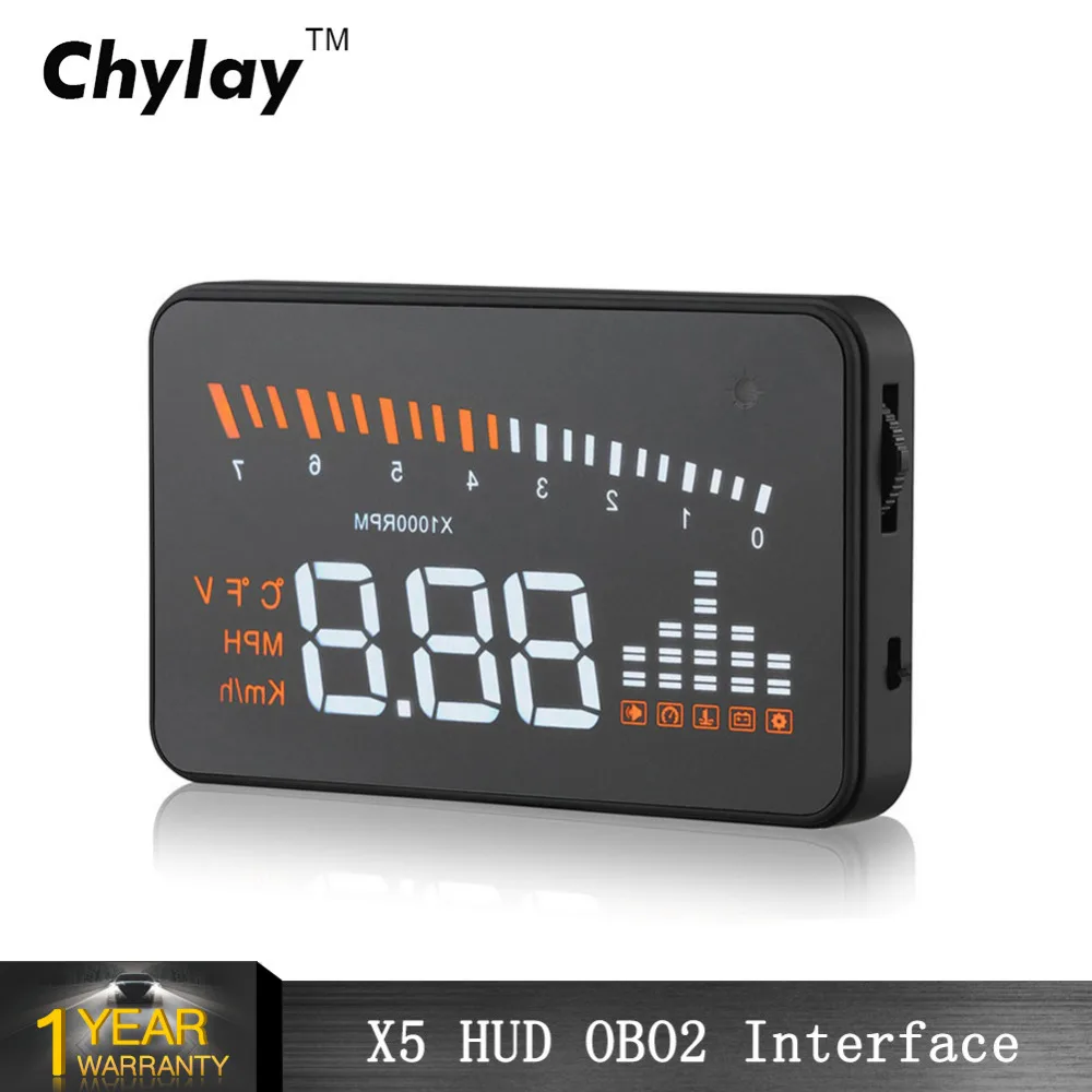 X5 HUD Дисплей на головке авто сигнал о превышении скорости уставшее Вождение