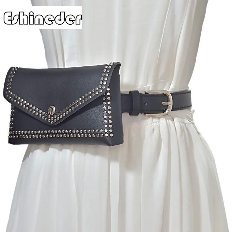 ESHINEDER Fanny Pack для женщин поясная сумка кожаная мода PU Посланник груди pochete