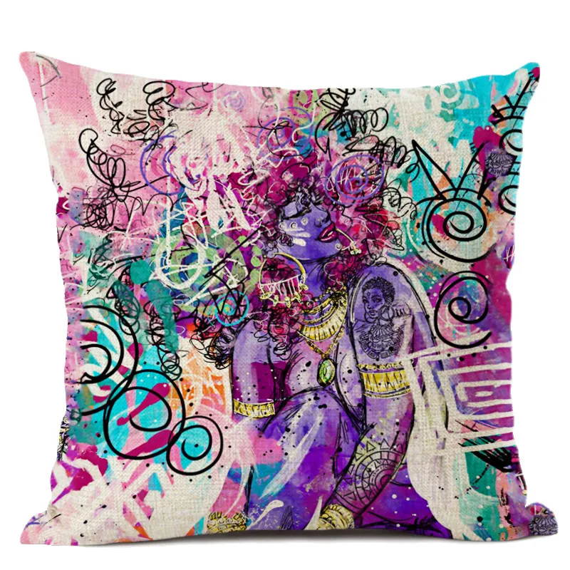 45 см * наволочка для подушки портрет крутая форма с изображением милой красивой