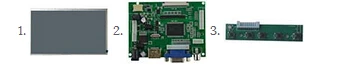 10 1 дюймовый ЖК дисплей для Raspberry Pi 2/3/4B mode B 1024x600 HD монитор Дисплей HDMI VGA AV banana pi с