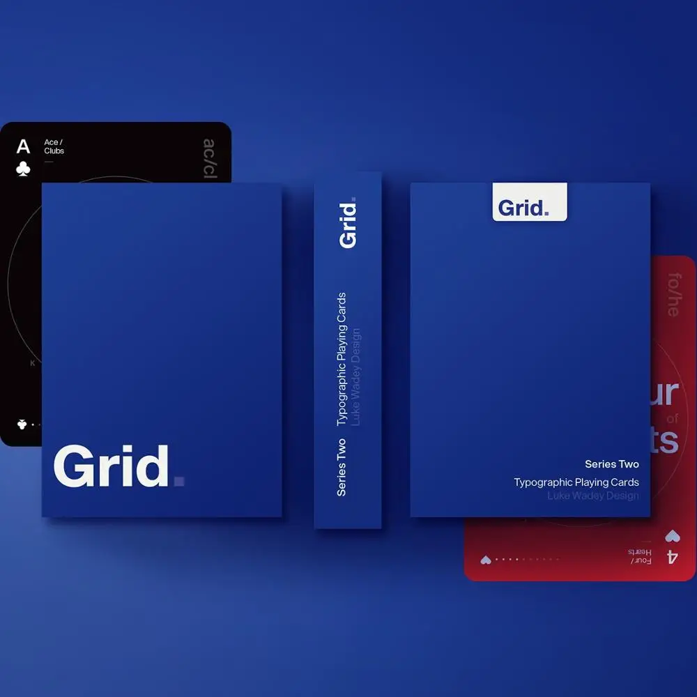 Grid v2 Сетка v2 типографский игральные карты для покера Размеры палуба USPCC пользовательские Ограниченная серия магический реквизит - Цвет: Grid v2