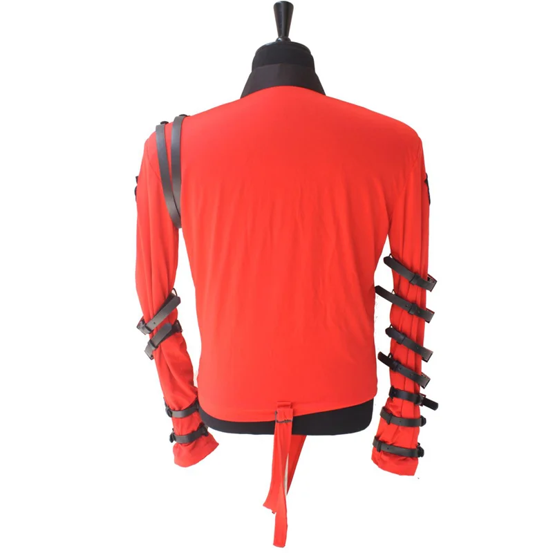 4XL Классический Майкл Джексон Bad Новинка Красный боди (PRO SERIES) крутое для
