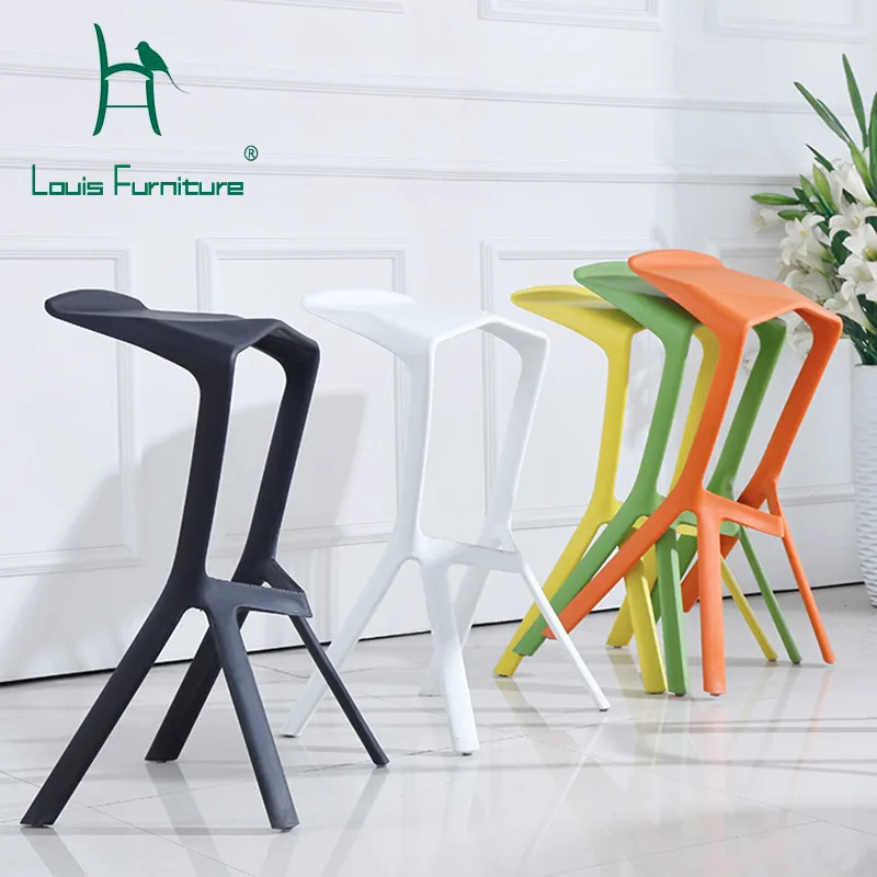 

Louis Fashion Bar Counters Chairs Shark Mouth Cold Drinks Dessert Shops Originality Simplicity High Feet Scandinavia