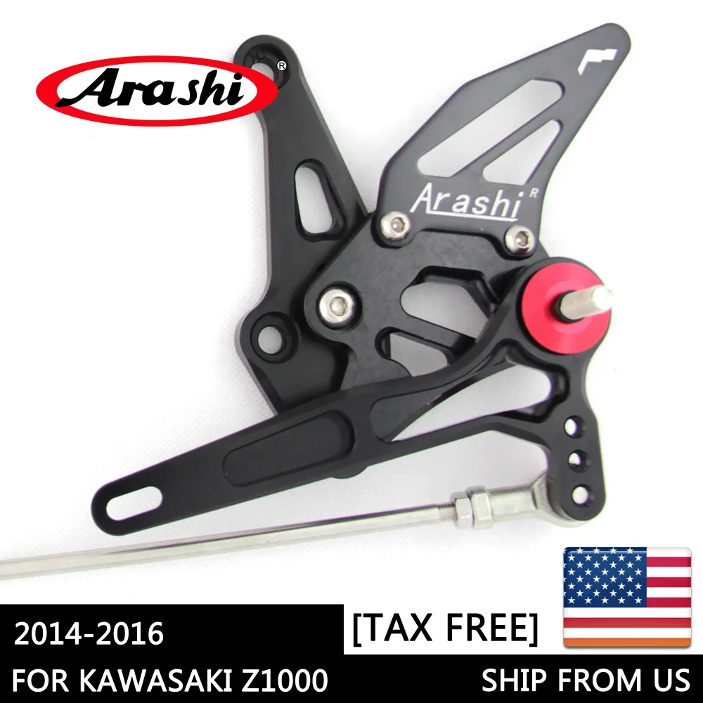Араши отправляется из США для KAWASAKI Z1000 Z 1000 Z1000SX 14 16 CNC Rearset подножки заднего вида