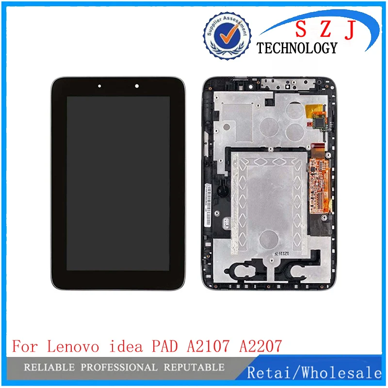 Сменный ЖК дисплей 7 дюймов для Lenovo Ideapad A2107 A2207 сенсорный экран дигитайзер стекло