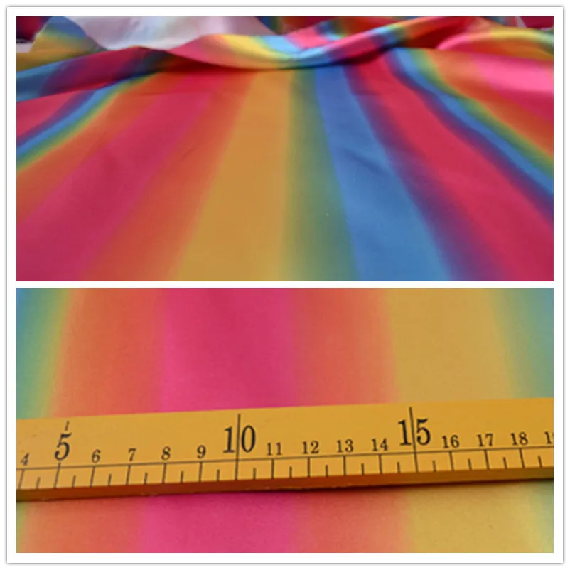 Атласная Радужная полоска 100x150 см сделай сам костюм для свадьбы вечеринки деко