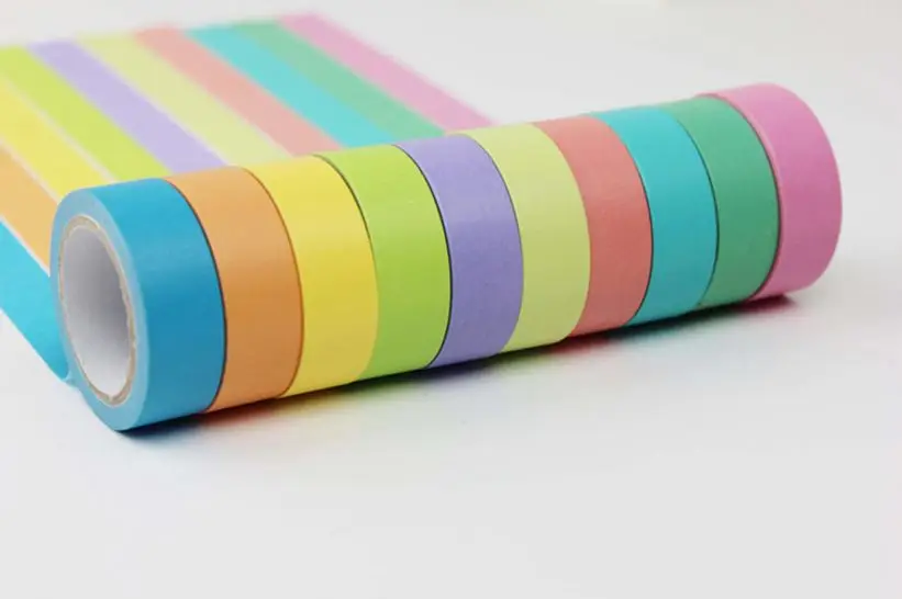 Однотонная лента для маскировки 15 мм * 10 м Васи цветов DIY Deco|washi tape|masking tapewashi tape |