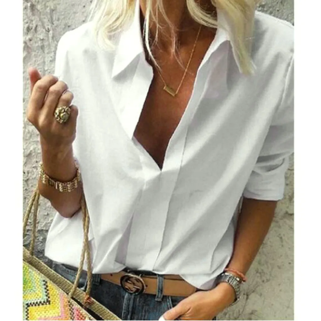 SAGACE женские модные топы и блузки 2019 размера плюс 5XL повседневные свободные