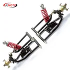 Подвеска 340 мм, амортизирующий поворотный кронштейн 250 мм, шпиндель с Тормозным Диском, 4 шпильки, ступица колеса, подходит для запчастей для багги, квадроцикла