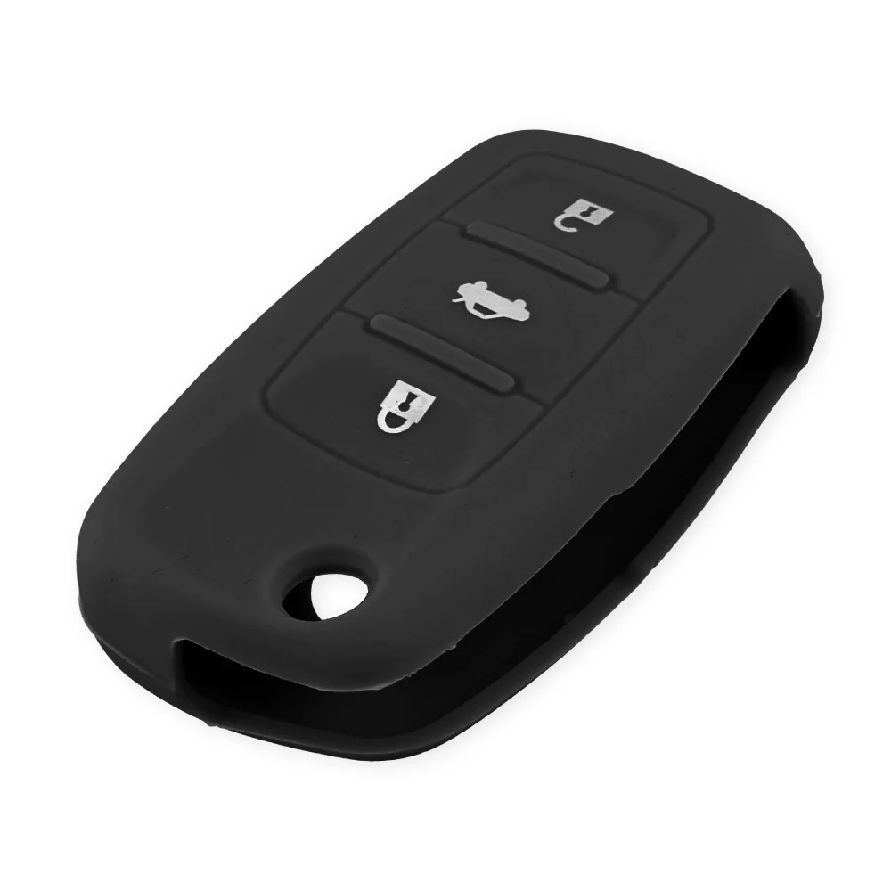 KEYYOU 3 кнопки силиконовый брелок чехол для VW VOLKSWAGEN Jetta Beetle Passat гольф кролик MK4 MK5 5 R32 автомобильный чехол для ключей от автомобиля