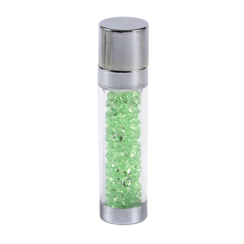 Green JASTER модный 3-цветный Кристалл маленькая круглая Колонка реальная емкость креативный USB 2,0 4 ГБ 8 ГБ 16 ГБ 32 ГБ 64 ГБ USB флеш-накопитель - Цвет: Green