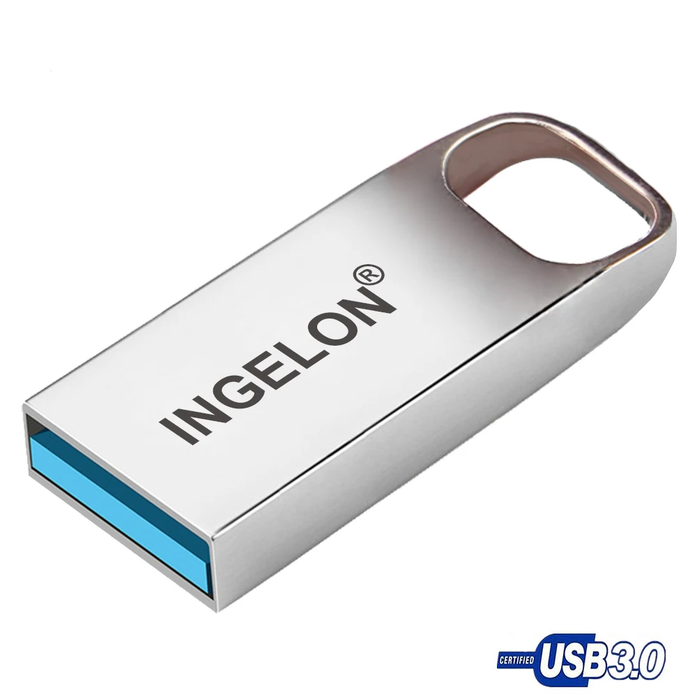 Ingelon флэш-накопитель 64 ГБ 3,0 флэш-накопитель 16 Гб оперативной памяти, 32 Гб встроенной памяти, 64 ГБ металлическая светящимся принтом для клубных DJ Cle USB флеш-накопитель автомобиля DJ флэш диск на ключ MTV USB3.0