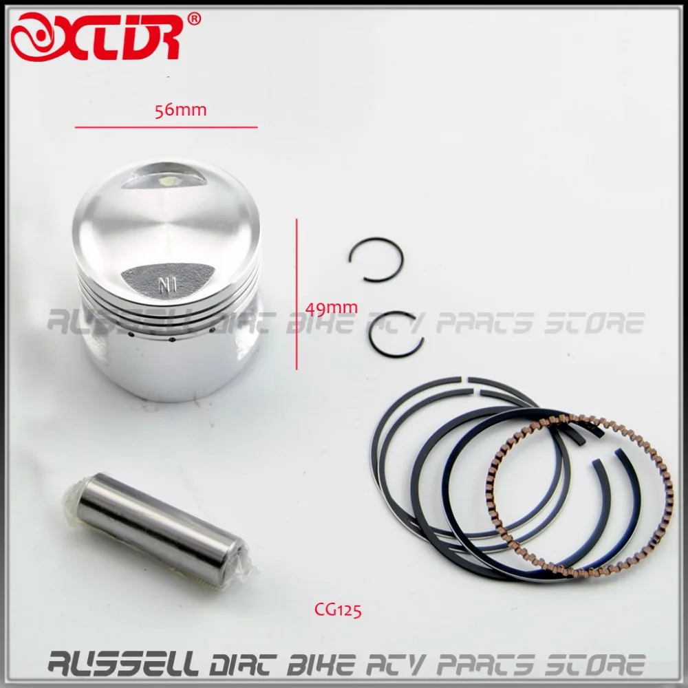 Поршень и кольцо для Honda CG125 CG150 CG200 CG 125 150 200 Lifan LF качество|pistons and rings|ring forring ring |