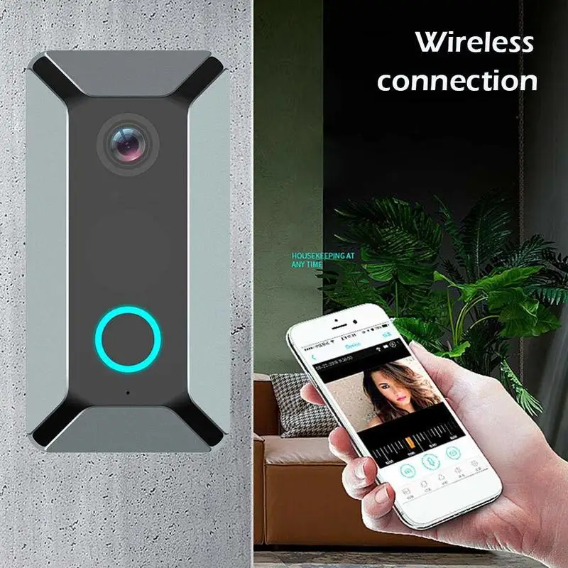 Wifi дверной звонок умный беспроводной 720P видео камера облако хранения Звонок